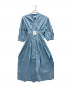 SLYスライ）の古着「シャツワンピース」｜スカイブルー