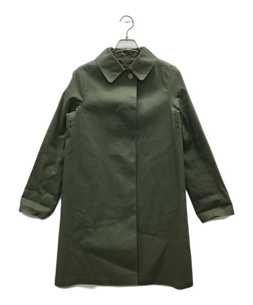 MACKINTOSH（マッキントッシュ）MACKINTOSH (マッキントッシュ) ゴム引きステンカラーコート グリーン サイズ:34の古着・服飾アイテム