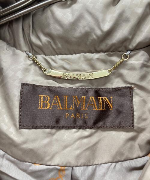 BALMAIN（バルマン）BALMAIN (バルマン) ダウンコート ベージュ サイズ:Lの古着・服飾アイテム