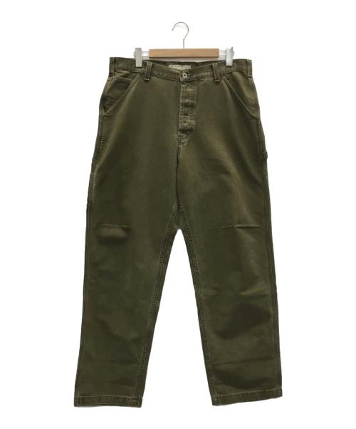 Abercrombie & Fitch（アバクロンビー アンド フィッチ）Abercrombie & Fitch (アバクロンビー アンド フィッチ) ワイドパンツ カーキ サイズ:34Rの古着・服飾アイテム