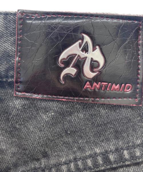 ANTIMID（アンチミッド）ANTIMID (アンチミッド) CROSS DENIM ブラック サイズ:表記無しの古着・服飾アイテム
