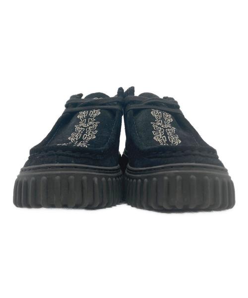 CLARKS（クラークス）CLARKS (クラークス) PLEASURES (プレジャーズ) Torhill Woven ブラック サイズ:24.5の古着・服飾アイテム