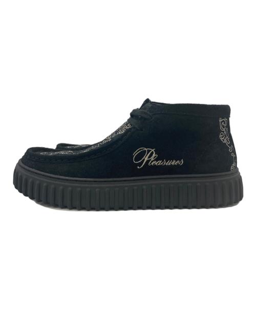 CLARKS（クラークス）CLARKS (クラークス) PLEASURES (プレジャーズ) Torhill Woven ブラック サイズ:24.5の古着・服飾アイテム