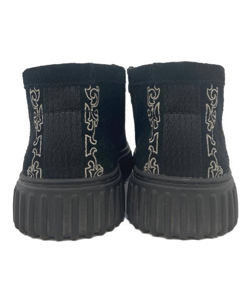 CLARKS（クラークス）CLARKS (クラークス) PLEASURES (プレジャーズ) Torhill Woven ブラック サイズ:24.5の古着・服飾アイテム