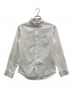 Vivienne Westwoodヴィヴィアンウエストウッド）の古着「刺繍ロゴロングスリーブシャツ」｜ホワイト