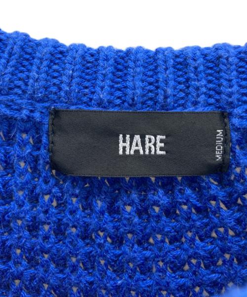 HARE（ハレ）HARE (ハレ) ニット ブルー サイズ:Mの古着・服飾アイテム