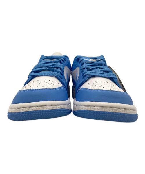 NIKE（ナイキ）NIKE (ナイキ) AIR JORDAN 1 LOW ユニバーシティブルー×ホワイト サイズ:27.5 未使用品の古着・服飾アイテム