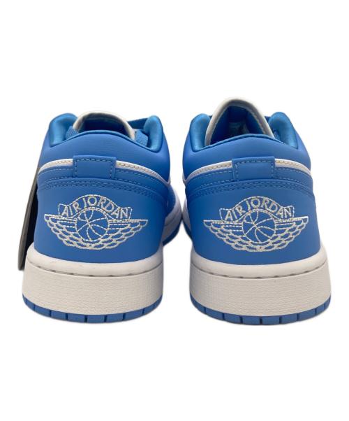 NIKE（ナイキ）NIKE (ナイキ) AIR JORDAN 1 LOW ユニバーシティブルー×ホワイト サイズ:27.5 未使用品の古着・服飾アイテム