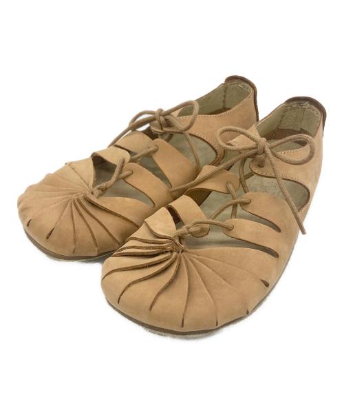 Jeffrey Campbell（ジェフリーキャンベル）Jeffrey Campbell (ジェフリーキャンベル) レースアップシューズ キャメル サイズ:37の古着・服飾アイテム