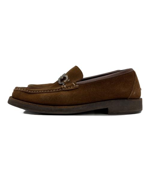 Salvatore Ferragamo（サルヴァトーレ フェラガモ）Salvatore Ferragamo (サルヴァトーレ フェラガモ) ローファー ブラウン サイズ:6の古着・服飾アイテム