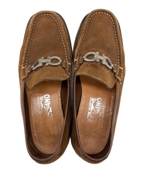 Salvatore Ferragamo（サルヴァトーレ フェラガモ）Salvatore Ferragamo (サルヴァトーレ フェラガモ) ローファー ブラウン サイズ:6の古着・服飾アイテム