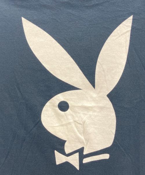 Hysteric Glamour（ヒステリックグラマー）Hysteric Glamour (ヒステリックグラマー) PLAY BOY (プレイボーイ) Tシャツ ブラック×レッド サイズ:Lの古着・服飾アイテム