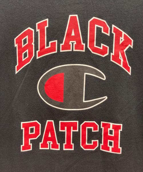 Champion（チャンピオン）Champion (チャンピオン) ロゴプリントTシャツ ブラック サイズ:Lの古着・服飾アイテム