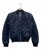 adidasアディダス）の古着「WMNS QUILTED BOMBER JACKET」｜ブルー