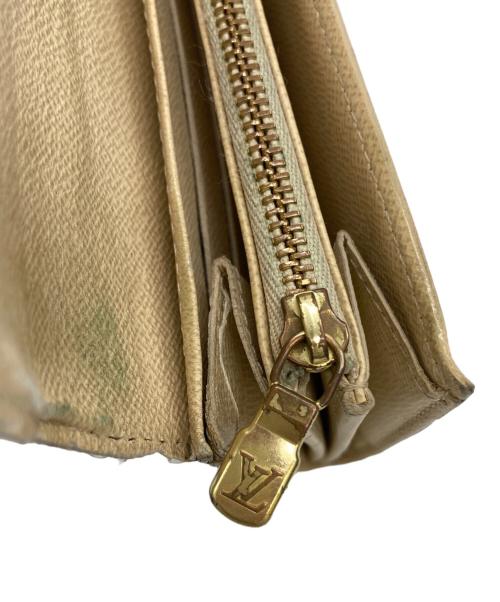 LOUIS VUITTON（ルイ ヴィトン）LOUIS VUITTON (ルイ ヴィトン) 長財布 ライトグレーの古着・服飾アイテム