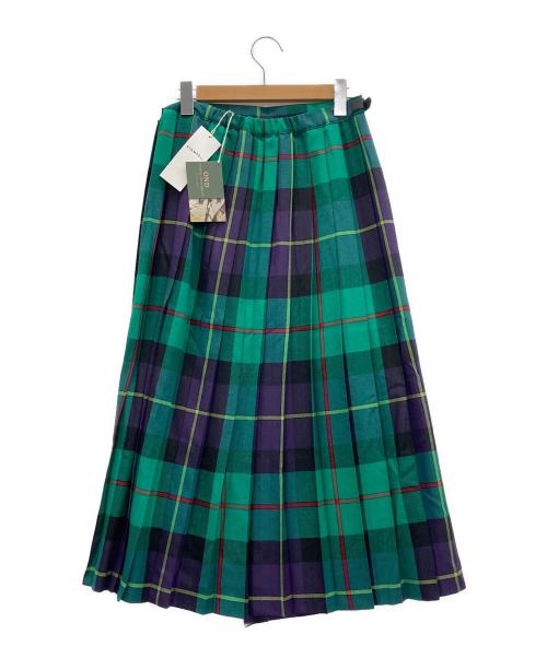 O'NEIL OF DUBLIN（オニールオブダブリン）O'NEIL OF DUBLIN (オニールオブダブリン) ロングイージーキルト グリーン×パープル サイズ:12号 未使用品の古着・服飾アイテム