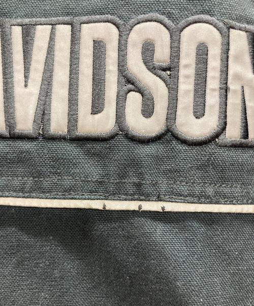HARLEY-DAVIDSON（ハーレーダビッドソン）HARLEY-DAVIDSON (ハーレーダビッドソン) デニムジャケット ブラック サイズ:Lの古着・服飾アイテム