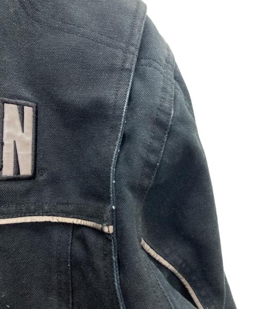 HARLEY-DAVIDSON（ハーレーダビッドソン）HARLEY-DAVIDSON (ハーレーダビッドソン) デニムジャケット ブラック サイズ:Lの古着・服飾アイテム