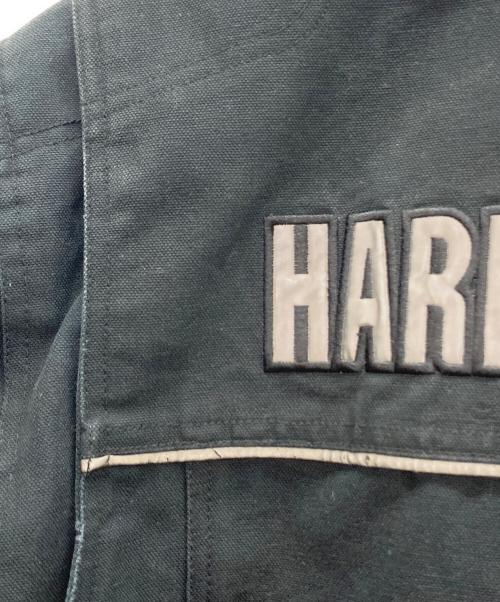 HARLEY-DAVIDSON（ハーレーダビッドソン）HARLEY-DAVIDSON (ハーレーダビッドソン) デニムジャケット ブラック サイズ:Lの古着・服飾アイテム