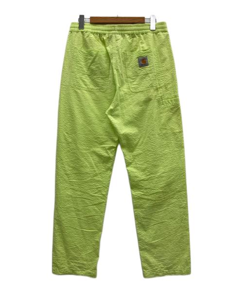CarHartt（カーハート）CarHartt (カーハート) シアサッカーパンツ 黄緑 サイズ:Mの古着・服飾アイテム