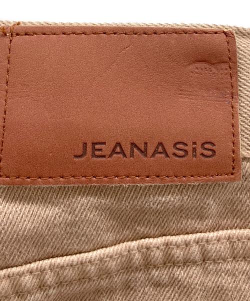 JEANASIS（ジーナシス）JEANASIS (ジーナシス) タックワイドデニムパンツ ブラウン サイズ:Sの古着・服飾アイテム