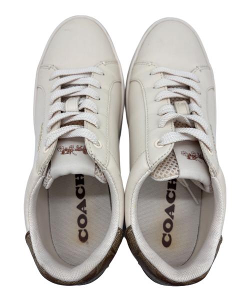 COACH（コーチ）COACH (コーチ) クリップロートップスニーカー ホワイト サイズ:US7Bの古着・服飾アイテム