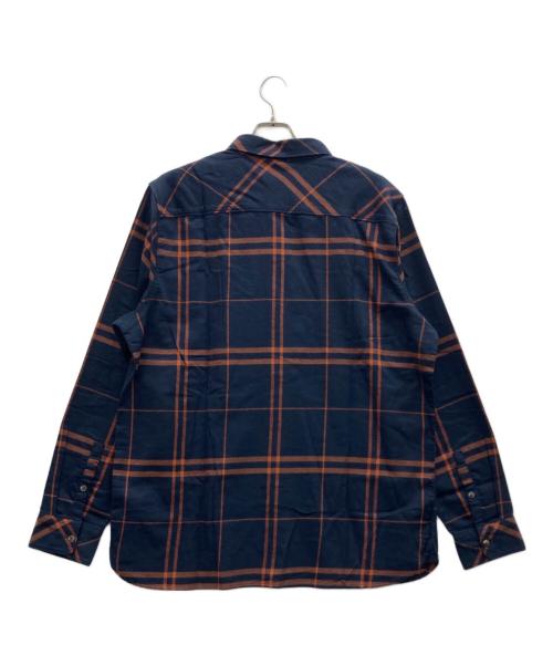 THE NORTH FACE（ザ ノース フェイス）THE NORTH FACE (ザ ノース フェイス) チェックシャツ ネイビー×オレンジ サイズ:XLの古着・服飾アイテム