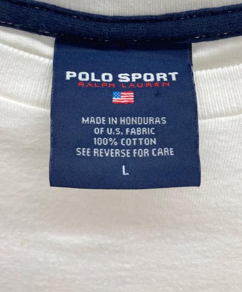 POLO SPORT（ポロスポーツ）POLO SPORT (ポロスポーツ) Tシャツ ホワイト サイズ:Lの古着・服飾アイテム