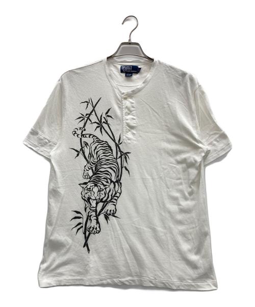 POLO RALPH LAUREN（ポロ・ラルフローレン）POLO RALPH LAUREN (ポロ・ラルフローレン) Tシャツ ホワイト サイズ:LLの古着・服飾アイテム