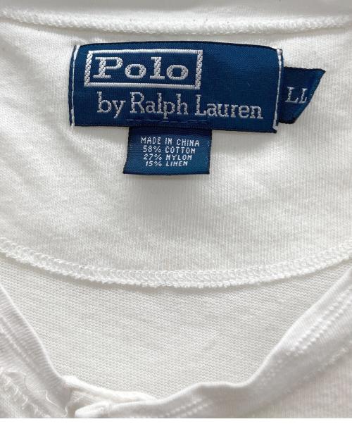 POLO RALPH LAUREN（ポロ・ラルフローレン）POLO RALPH LAUREN (ポロ・ラルフローレン) Tシャツ ホワイト サイズ:LLの古着・服飾アイテム