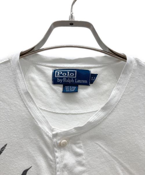 POLO RALPH LAUREN（ポロ・ラルフローレン）POLO RALPH LAUREN (ポロ・ラルフローレン) Tシャツ ホワイト サイズ:LLの古着・服飾アイテム