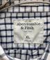 Abercrombie & Fitch (アバクロンビー アンド フィッチ) チェックシャツ ネイビー×ホワイト サイズ:XL：3000円