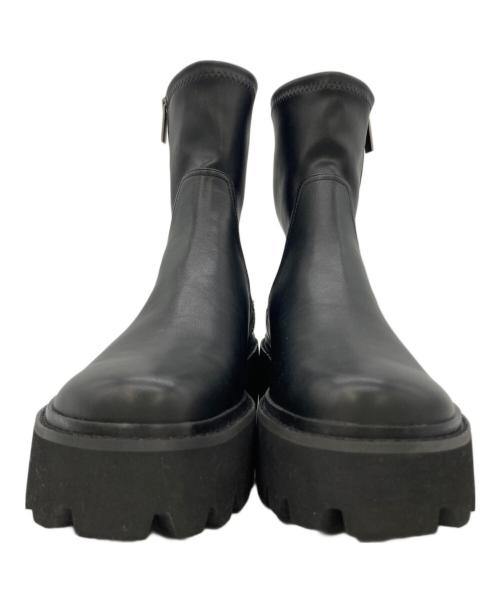 CHARLES & KEITH（チャールズアンドキース）CHARLES & KEITH (チャールズ＆キース) サイドジップ アンクルブーツ ブラック サイズ:39の古着・服飾アイテム