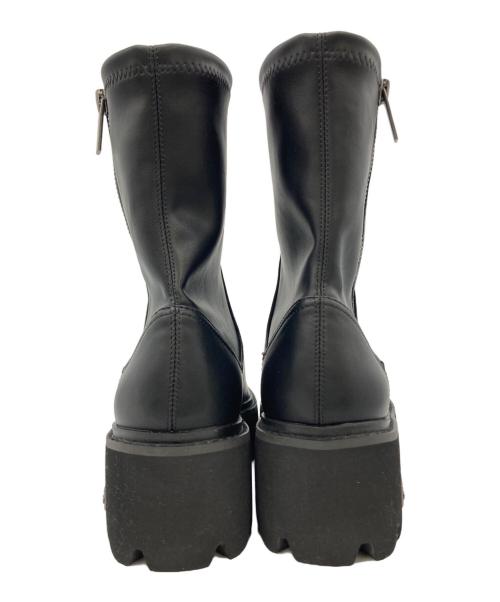 CHARLES & KEITH（チャールズアンドキース）CHARLES & KEITH (チャールズ＆キース) サイドジップ アンクルブーツ ブラック サイズ:39の古着・服飾アイテム