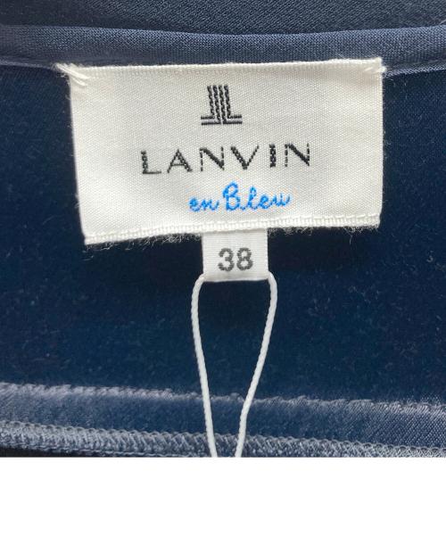 LANVIN en Bleu（ランバンオンブルー）LANVIN en Bleu (ランバンオンブルー) ワンピース ネイビー サイズ:38 未使用品の古着・服飾アイテム