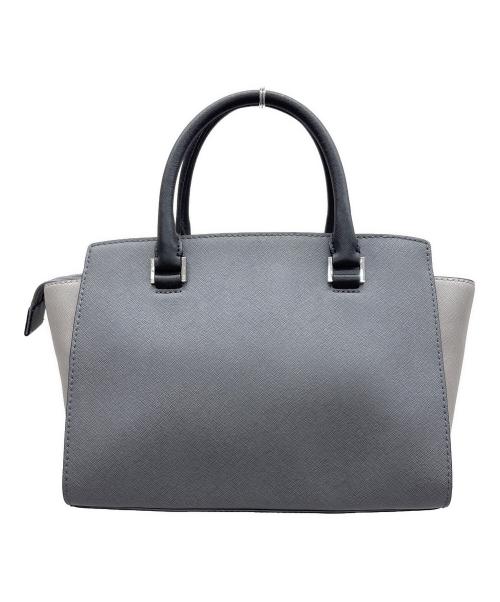 MICHAEL KORS（マイケルコース）MICHAEL KORS (マイケルコース) 2WAYバッグ グレー×ブラックの古着・服飾アイテム