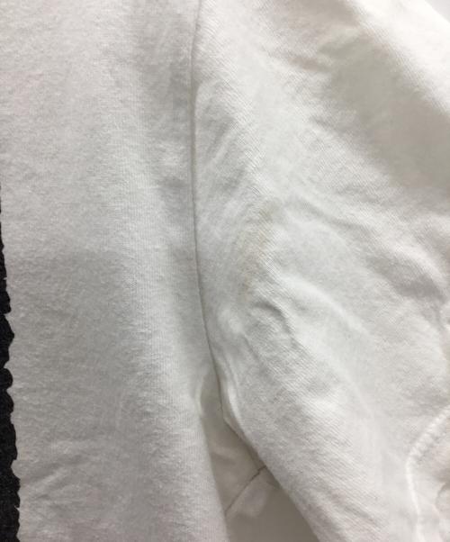 stussy（ステューシー）stussy (ステューシー) Schott (ショット) 半袖Tシャツ ホワイト×ブラック サイズ:Sの古着・服飾アイテム