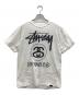 stussy（ステューシー）の古着「半袖Tシャツ」｜ホワイト×ブラック