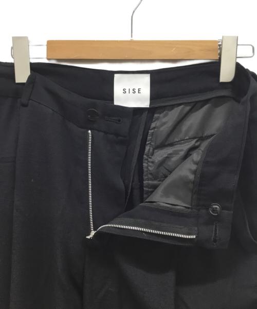 Sise（シセ）Sise (シセ) スラックス ブラック サイズ:1の古着・服飾アイテム