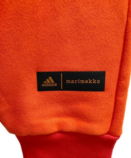 adidas（アディダス）adidas (アディダス) marimekko (マリメッコ) ジップパーカー コーラル サイズ:Mの古着・服飾アイテム
