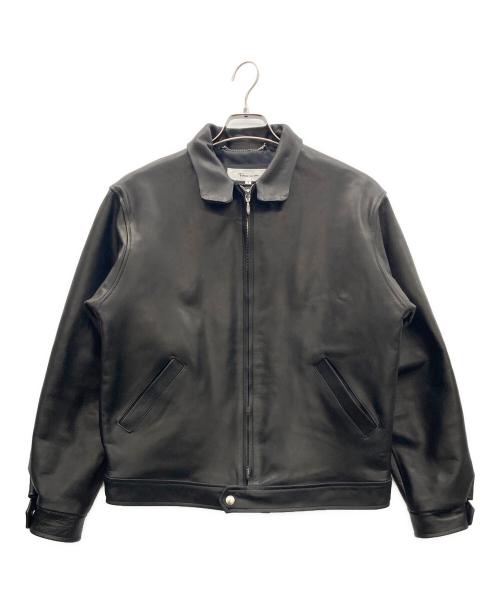 Time is on（タイムイズオン）Time is on (タイムイズオン) レザージャケット ブラック サイズ:1の古着・服飾アイテム