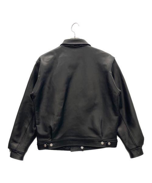 Time is on（タイムイズオン）Time is on (タイムイズオン) レザージャケット ブラック サイズ:1の古着・服飾アイテム