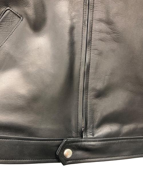 Time is on（タイムイズオン）Time is on (タイムイズオン) レザージャケット ブラック サイズ:1の古着・服飾アイテム