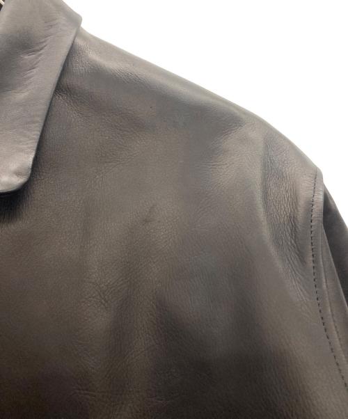 Time is on（タイムイズオン）Time is on (タイムイズオン) レザージャケット ブラック サイズ:1の古着・服飾アイテム