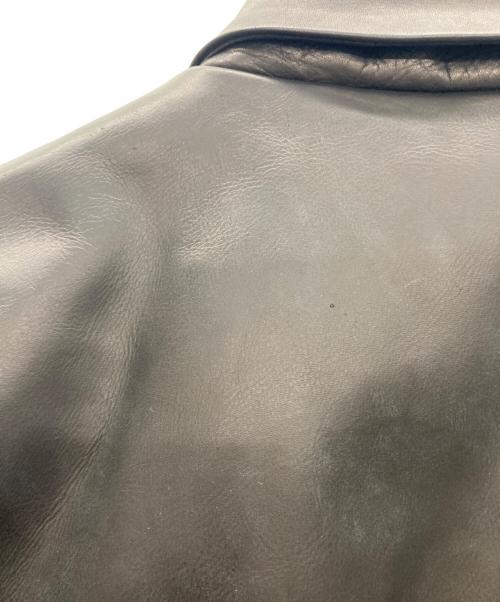 Time is on（タイムイズオン）Time is on (タイムイズオン) レザージャケット ブラック サイズ:1の古着・服飾アイテム