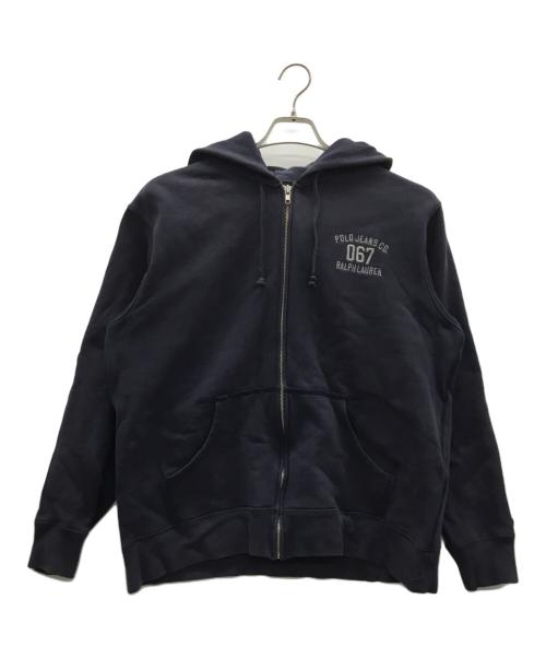 POLO JEANS CO.（ポロジーンズカンパニー）POLO JEANS CO. (ポロジーンズカンパニー) ジップパーカー ネイビー サイズ:Mの古着・服飾アイテム