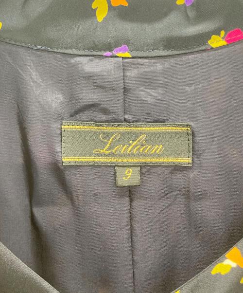 Leilian（レリアン）Leilian (レリアン) ワンピース ブラック×ピンク サイズ:9号の古着・服飾アイテム