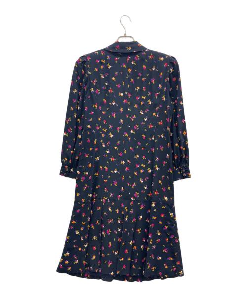 Leilian（レリアン）Leilian (レリアン) ワンピース ブラック×ピンク サイズ:9号の古着・服飾アイテム