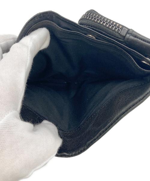 PATRICK STEPHAN（パトリックステファン）PATRICK STEPHAN (パトリックステファン) 2つ折り財布 ブラックの古着・服飾アイテム