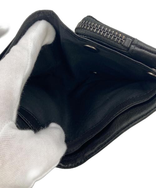 PATRICK STEPHAN（パトリックステファン）PATRICK STEPHAN (パトリックステファン) 2つ折り財布 ブラックの古着・服飾アイテム